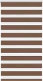 vidaXL Zebra rolgordijn 80x150 cm stofbreedte 75,9 cm polyester bruin