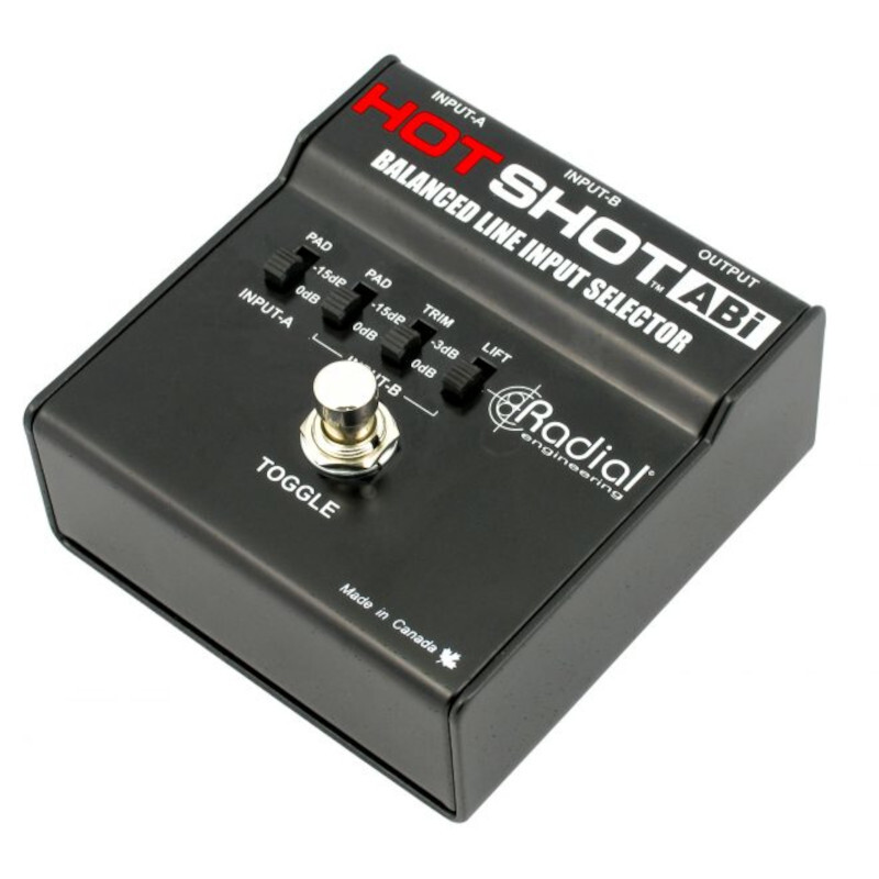 Radial HotShot ABi Balanced voetschakelaar Selector