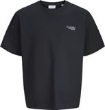 JACK&JONES JJROAR TEE SS CREW NECK JNR Jongens T-shirt Zwart Katoen Maat 152