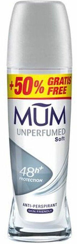 Mum Deodorant Roller Mum Unperfumed Soft 75 ml