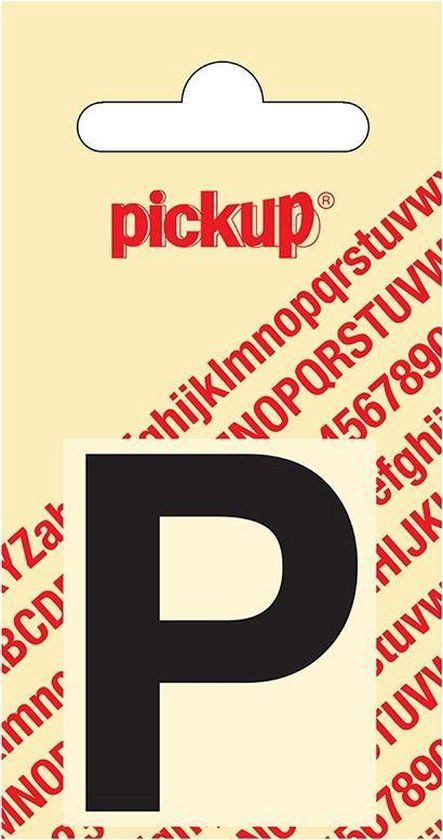 Pickup Plakletter Helvetica 40 mm - Zwart
