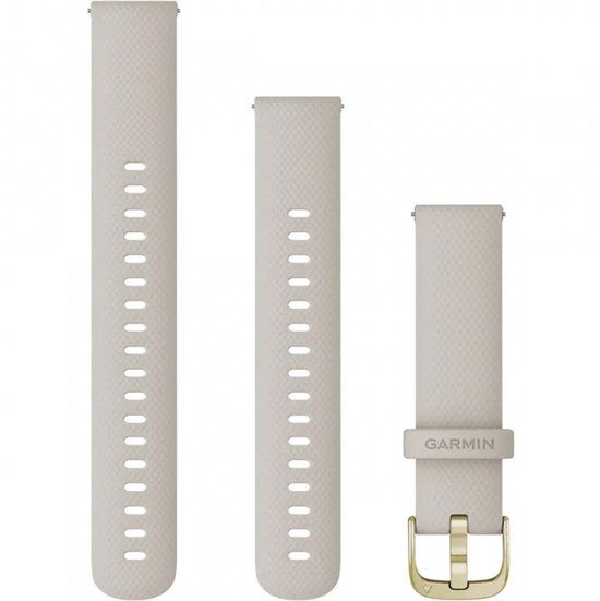 Garmin Quick Release 20 mm Band - Light Sand with Rose Gold Clasp