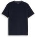 Tom Tailor - Piqué T-shirt met logobadge - Maat XXXL - sky captain blue