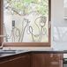 Ambiance Sticker Privacy raamfolie - KEUKEN - Zelfklevende raamfolie voor ramen en douchedeuren - 40x100cm