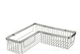 Tatay Douche Hoekmandje 30x8x30 Cm Zilver