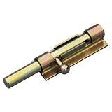 Amig Opbouwgrendel - 70 x 31 mm - Metalen deuren - Lasbaar - 8 mm hangslotgat - Sluiting voor badkamer, slaapkamer of kantoor - Veiligheidsgrendel - Bichromaat staal