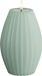 Deluxe Homeart Bougie LED Sauge Verte Rayée 10 x 15 cm