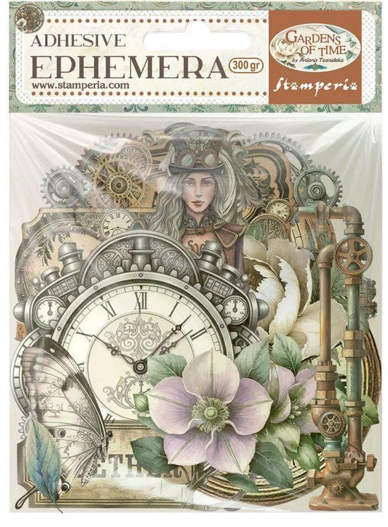Stamperia - Gardens of Time Ephemera (40pcs)