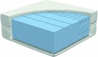 Merkloos Koudschuim HR45 matras 20cm dik 90X190