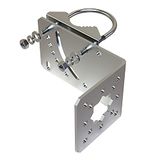 Aimeboost Pole Mount Beugel voor Wandhardware Accessoires voor Buiten Thuis Antenne Pole Houder Antenne Pole Mount Kits [Zonder De Pole ] Verstelbare Hoek