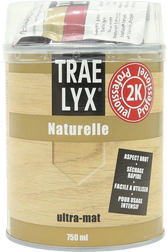 Trae Lyx Naturel - 250 ml - Transparant - Zijdeglans - Voor binnen - Hout