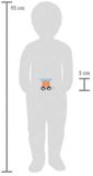 Small Foot Houten Lettertrein Polar Wagon Zalmroze Blauw