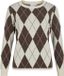 VILA VITIF O-NECK L/S KNIT PULLOVER-NOOS Dames Gebreide Trui - Super Light Natural Melan - Maat S