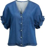 Object Top Denim V-hals