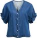 Object Top Denim V-hals