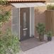 Maison Exclusive - Auvent pour porte d'entrée, gris, 300x100 cm, polycarbonate