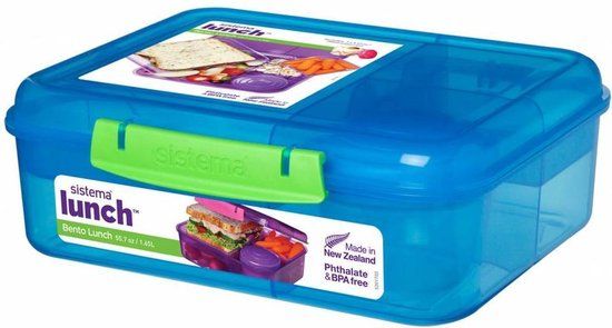 Sistema Bento Box 1.65L - Blauw