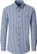 CASA MODA Sport casual fit overhemd - Oxford - lichtblauw gestreept - Strijkvriendelijk - Boordmaat: 41 - 42