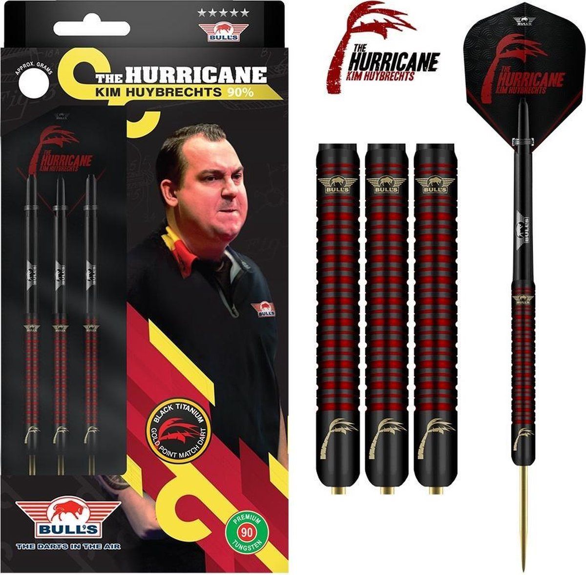 Bulls Kim Huybrechts 90% Black Titanium - 22 Gram - 8719075970034