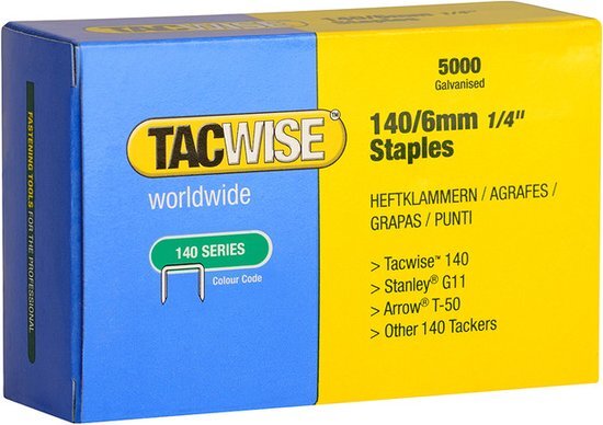 Tacwise 140 Series 6mm nietjes