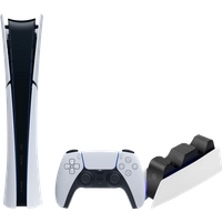Sony PlayStation 5 Slim Digital Edition + BlueBuilt Charging Station