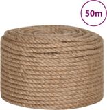vidaXL Jute Touw - 50 m lang - 10 mm dik