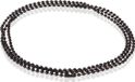 LGT JWLS LGT Jewels Dogtag ketting Edelstaal Zwart 2mm-60cm