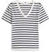 Tommy Hilfiger Dames T-shirt Korte Mouw Slim Cody V-NK SS XS Katoen Wit