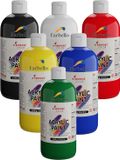 Farbello Acrylverf Set - 6 kleuren x 500 ml