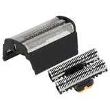 vhbw Combi-Pack scheeronderdeel compatibel met Braun Flex Integral 5311, 5312, 5314, 5315 elektrisch scheerapparaat, folie + messenblok, zwart