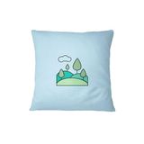 Bona Basics, Decoratieve kussenhoes, Lichtblauw, 60x60 cm