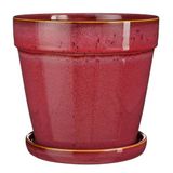 Mica Decorations bloempot met schotel Clint