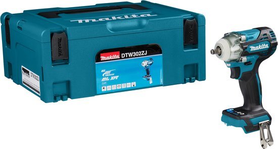 Makita DTW302ZJ | Accu Slagmoersleutel | 18 V | Zonder accu's en lader | In Mbox