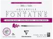 Clairefontaine 976038C Aan 4 zijden gelijmd blok Fontaine Extra Wit - 15 Vellen Extra Wit Aquarelpapier 100% Katoen Fijne Korrel - Professionele Kwaliteit 20x15cm 300g