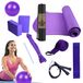 Merkloos Yoga Set voor Beginners met Oefeningsmat en Weerstandsband