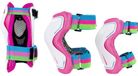 SFR Candi Set de protection - Taille M - Rose/Blanc