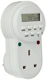 Eurosonic Digitale timer voor stopcontact met lcd-display, 12/24 uur, 7 dagen.