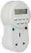 Eurosonic Digitale timer voor stopcontact met lcd-display, 12/24 uur, 7 dagen.