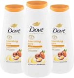 Dove Shower Gel Advanced Care Nourishing Care - 3 x 225 ml - Voordeelverpakking