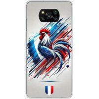 Xiaomi Bedrukt siliconen hoesje compatibel met Xiaomi Poco X3, Xiaomi Poco X3 Pro Coq francais