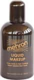 Mehron Vloeibare Schmink op Waterbasis - Zwart - 133 ml