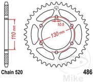 JT-prockets JTR486-42 kettingwiel