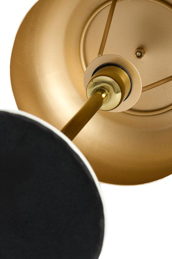 Light & Living SURIN Tafellamp Ø22x34 cm - Donker Bruin & Goud