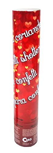 Ciao Panda Ciao Party Popper 67903 confettibuis rood (30 cm)