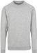 Build Your Brand Crewneck Raglan Sweater Heather Grey Maat S