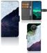 B2Ctelecom Book Case pour Nokia 1.4 Book Case Sea in Space