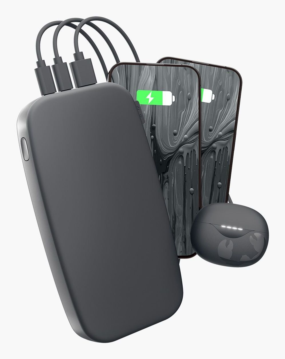 Fresh 'n Rebel Powerbank 27000 mAh USB-C - Storm Grey