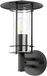 EGLO Lisio 1 Wandlamp Buiten - E27 - 30 cm - RVS - Glas - Zwart