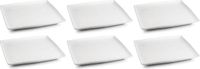 BonBistro Petitfour Bordjes Yong Squito 10 x 10 cm - Wit - 6 stuks