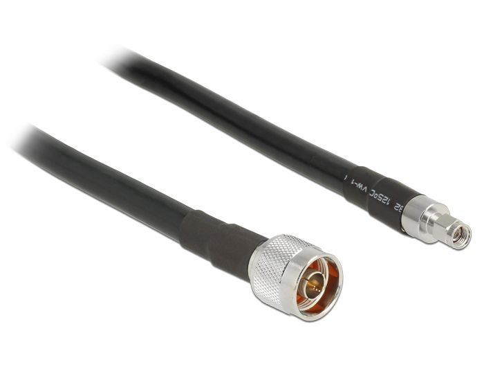 DeLOCK 13021 - Antennekabel - N/RP-SMA - 3m - Zwart